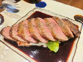 黒毛和牛リブステーキ　赤ワインソース