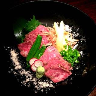 近江牛の超レアステーキ　～タタキ風～