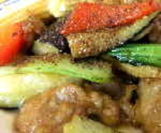 豚肉と野菜の山椒炒め