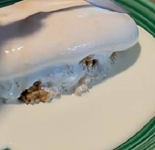 チーズソースのオムライス