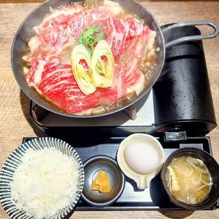 和牛すき焼き定食（大）