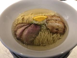 鴨そば　塩チャーシュー麺