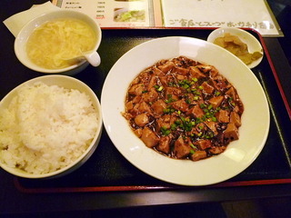 四川麻婆豆腐定食