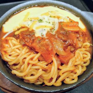 西条てっぱんナポリタン炙りチーズハンバーグ