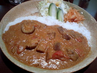 なすとトマトのカレー