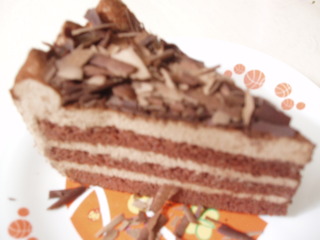 チョコ生ケーキ