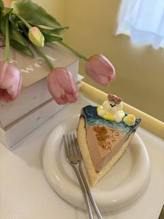 ピーチチーズケーキ