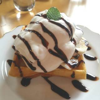 チョコバナナワッフル