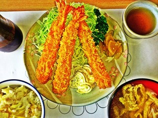 海老フライランチ