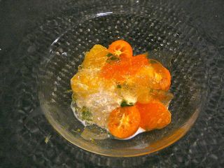 柑橘系のパンナコッタ
