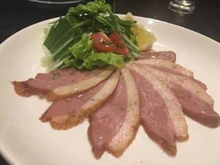 燻製鴨のカルパッチョ