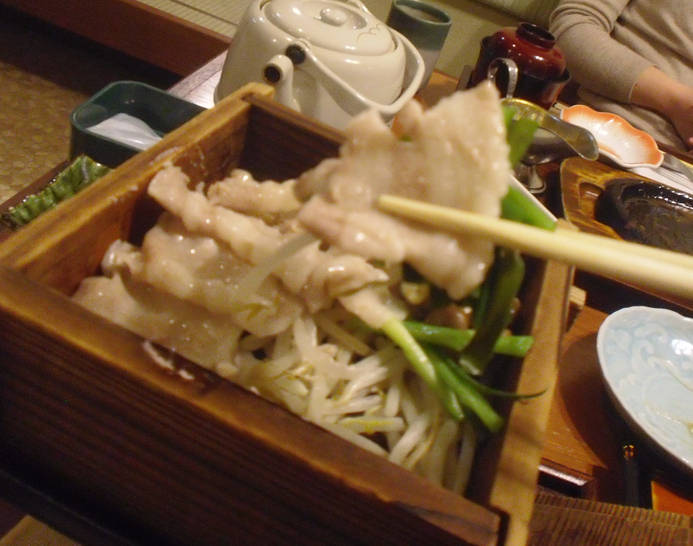 鹿児島県産黒豚お一人蒸し鍋・天ぷら・握り鮨　宴会御膳コース
