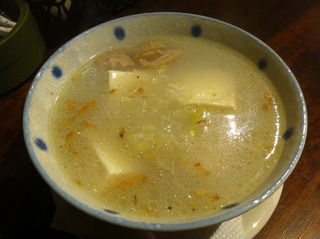 生姜湯豆腐