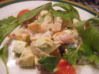 アボガドの海鮮サラダ