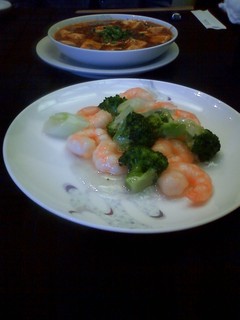 芝海老とブロッコリーの炒め