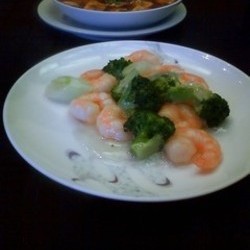 芝海老とブロッコリーの炒め