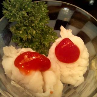 鱧の湯引き梅肉あえ