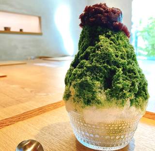 宇治金時のかき氷