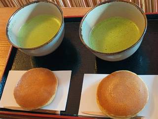 栗どら抹茶セット