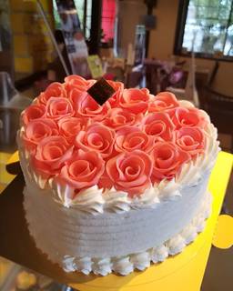 薔薇のケーキ