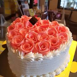 薔薇のケーキ