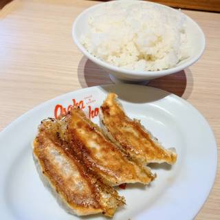 ３個餃子・ライスセット