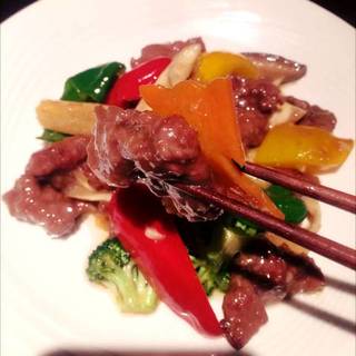 牛肉のオイスターソース炒め