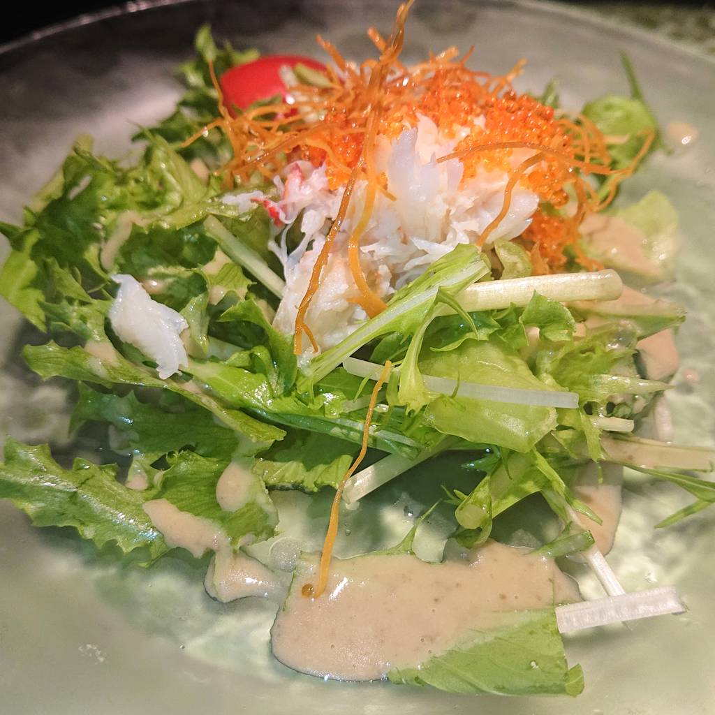 ズワイ蟹のサラダ