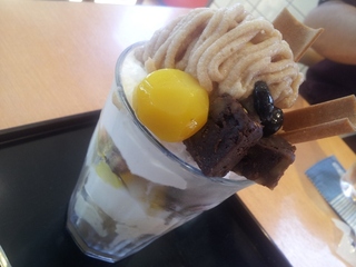 豆乳マロンパフェ