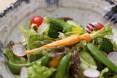 １０品目の有機野菜サラダ