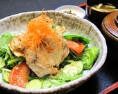 冷しゃぶとたっぷり野菜定食